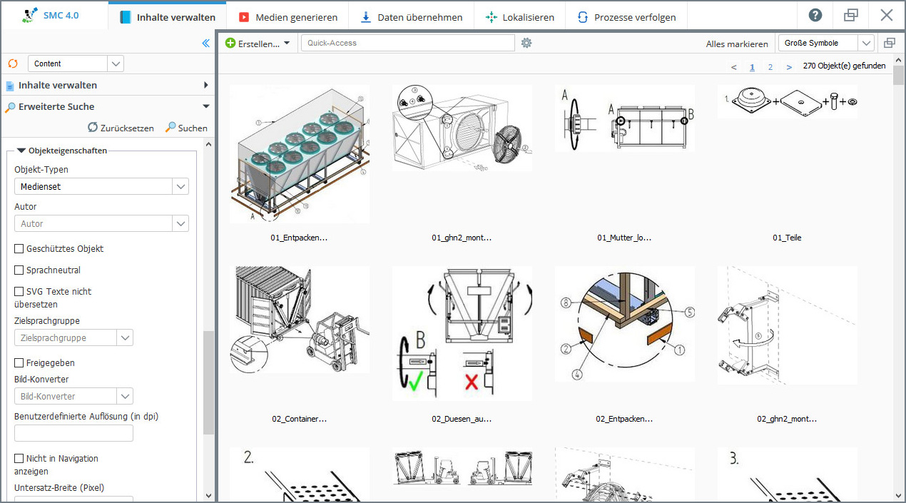 Media Asset Management - Medienobjekte